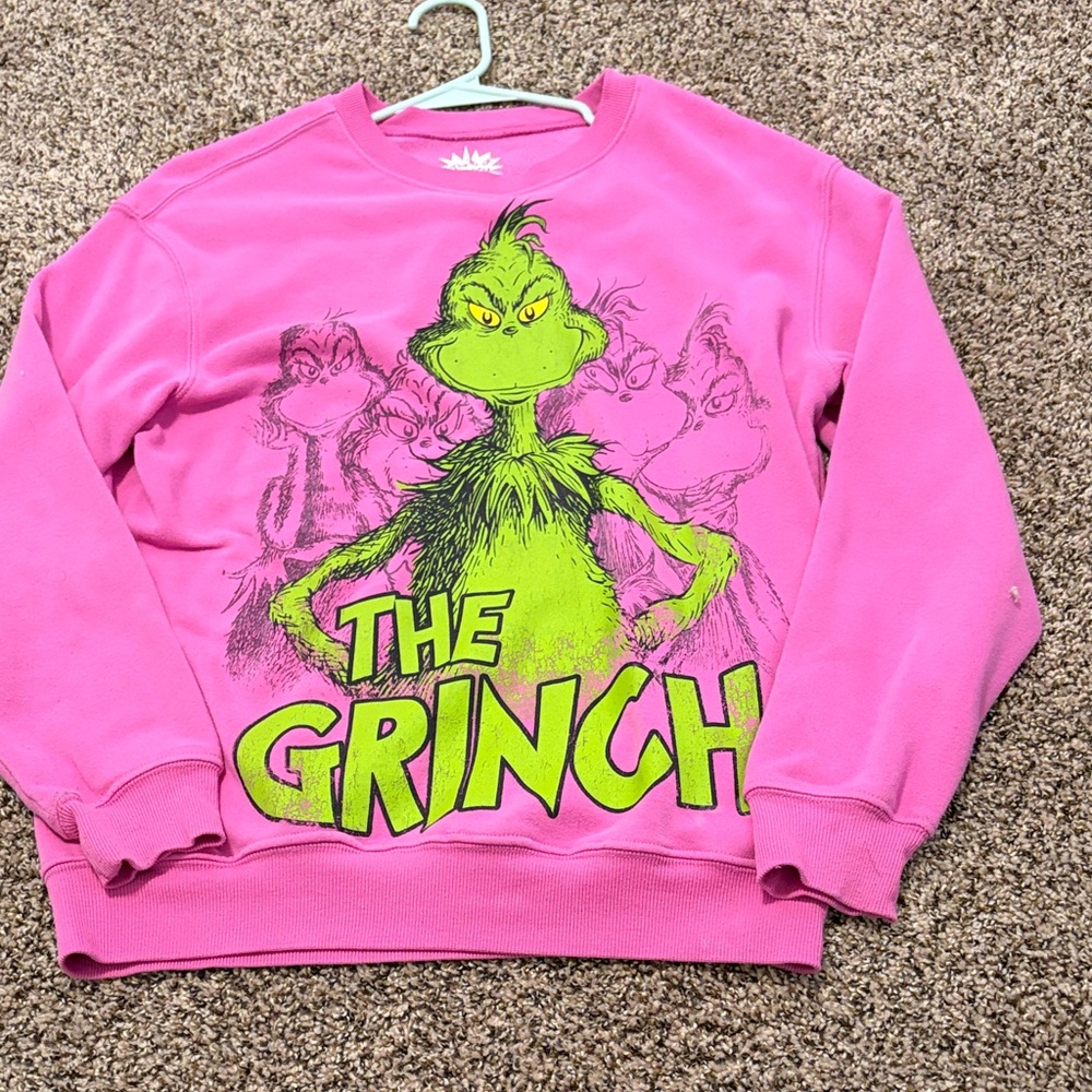 Pink Grinch Sweatshirt